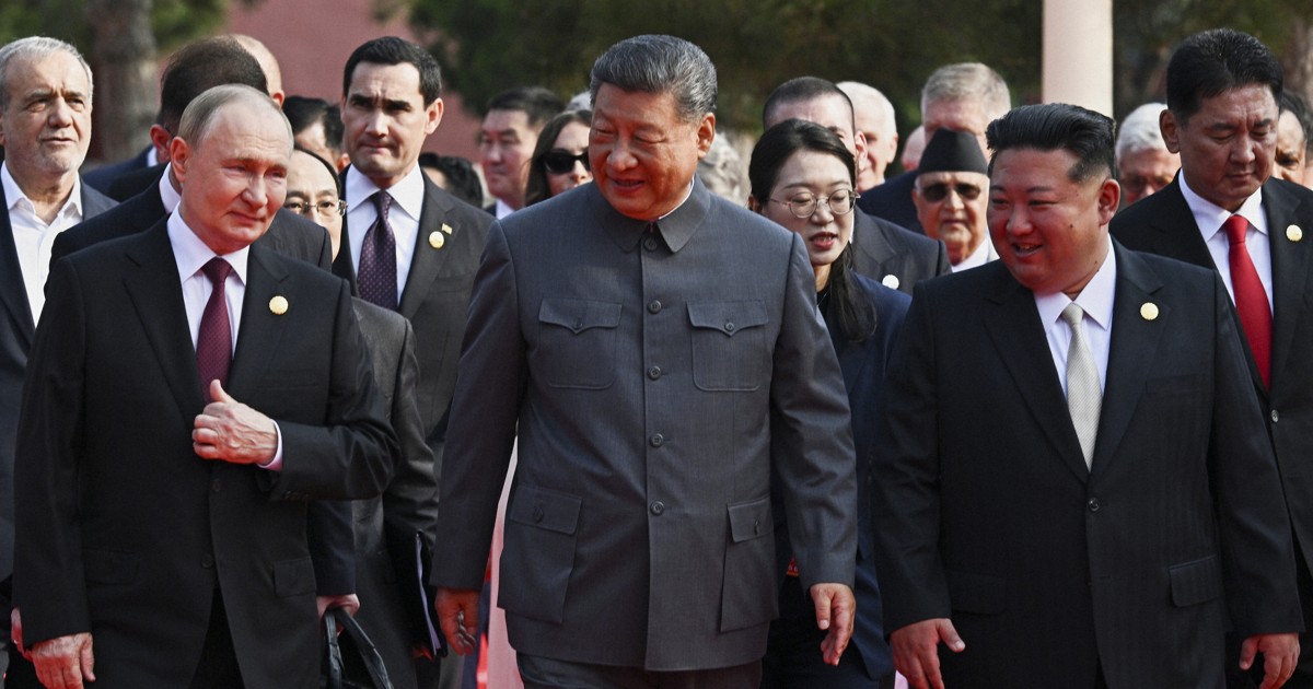China displays its military strength in a parade on the 80th anniversary of the end of WWII
