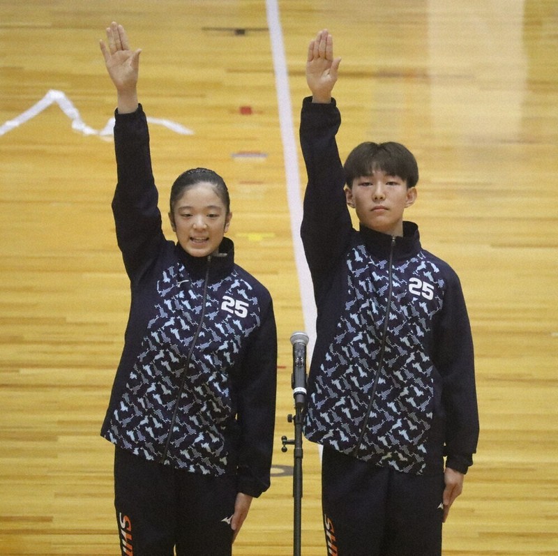 SHIGA2025国スポ・障スポ：新体操開始式 「感謝胸に全力で