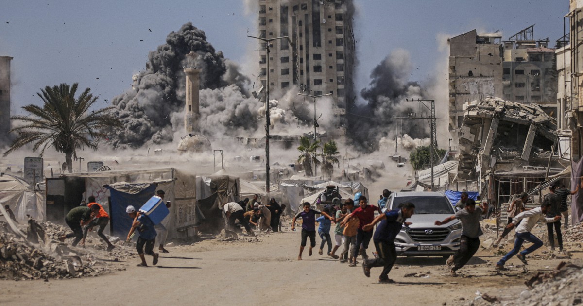 イスラエル軍、ガザ市へ攻撃激化　「ハマスが使用」と高層住宅を破壊