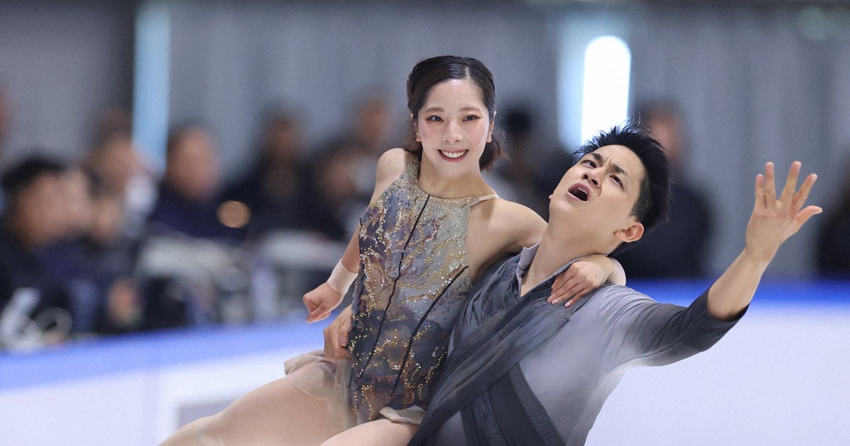 りくりゅう優勝　ゆなすみは3位　木下グループ杯ペアフリー