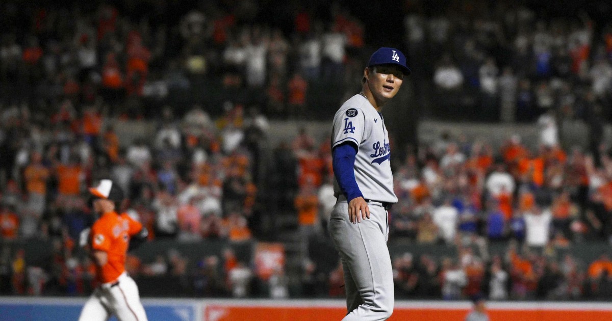 Baseball: Yoshinobu Yamamoto misses no-hitter, Dodgers bullpen implodes in Baltimore