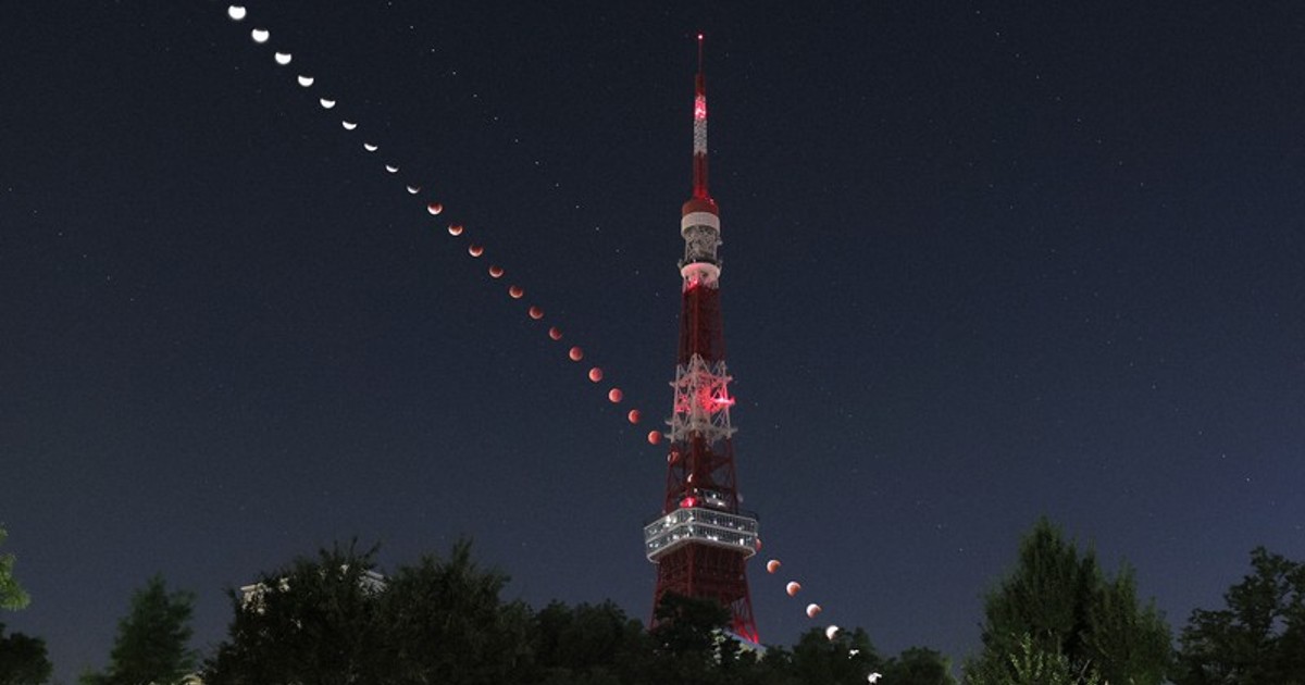 In Photos: Total lunar eclipse seen across Japan for 1st time in about 3 years