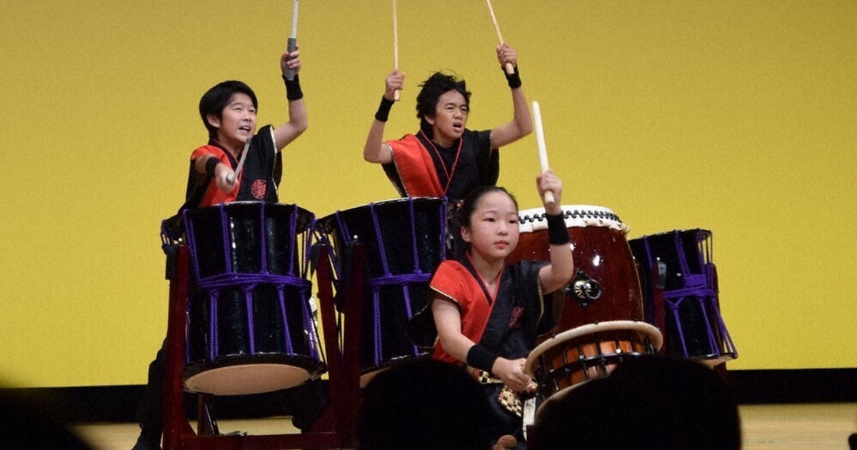 和太鼓の響き、競う 組太鼓ジュニア 伊奈町綾瀬太鼓V 東・北日本大会