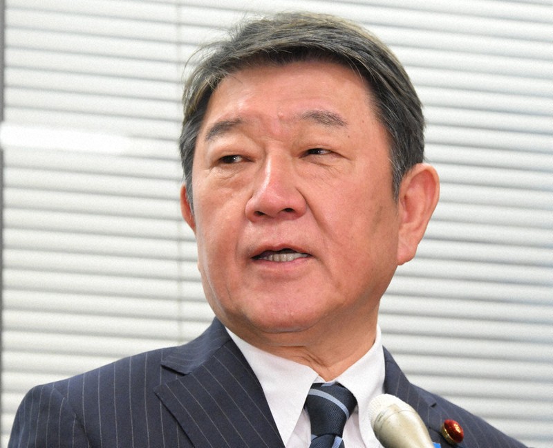 茂木敏充氏＝平田明浩撮影