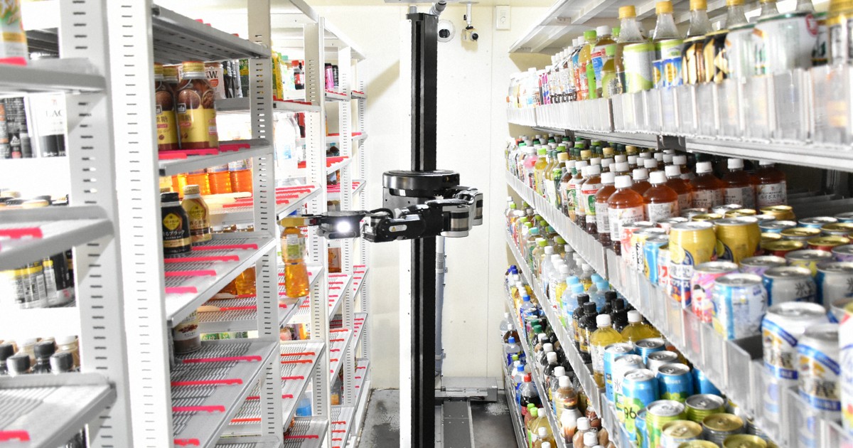 ＜1分で解説＞ロボットが酒など棚に補充　セブンイレブンが試験導入