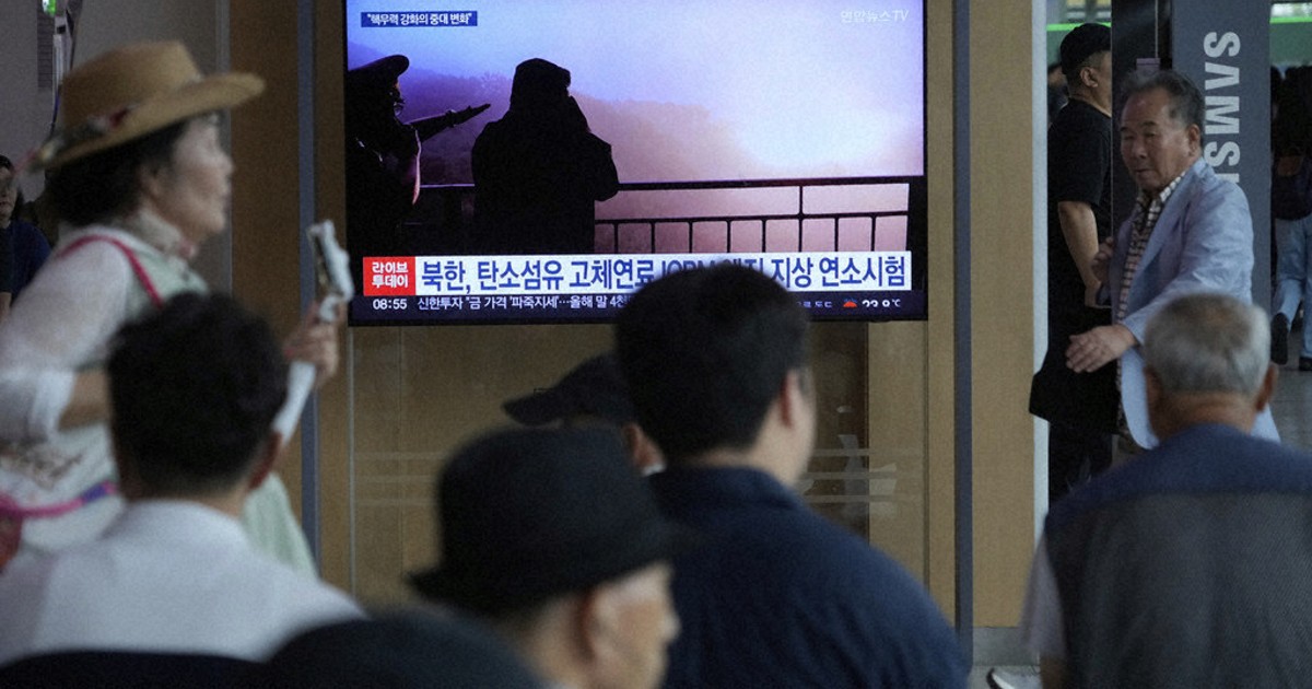 Kim Jong Un oversees test of new rocket engine for ICBMs, North Korea says