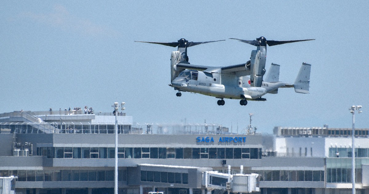 オスプレイ：佐賀配備 夜間訓練、29日以降開始 市長「最大限の安全対策