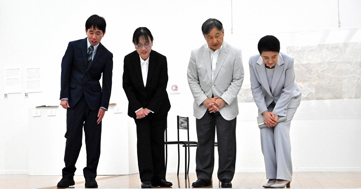 天皇、皇后両陛下 「全国障がい者作品展～アール・ブリュット展～」を