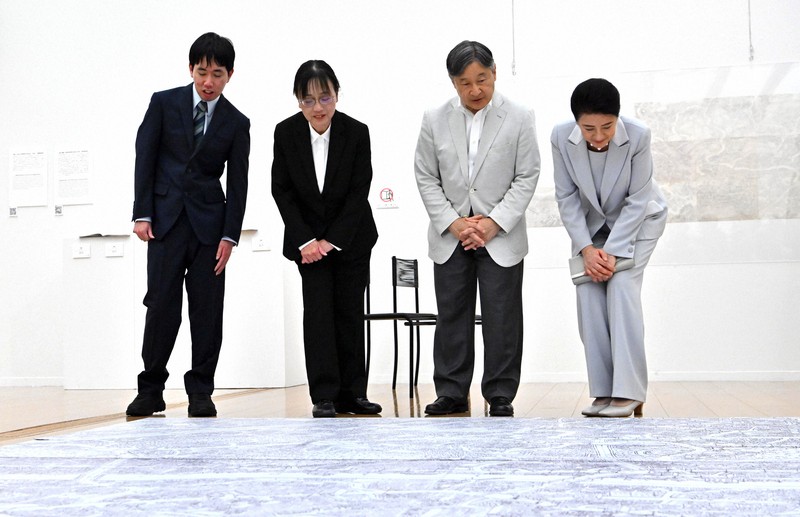 天皇、皇后両陛下 「全国障がい者作品展～アール・ブリュット展～」を