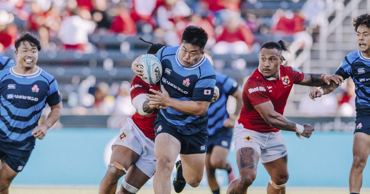 Rugby: Japan beat Tonga 62-24 in Pacific Nations Cup semifinal