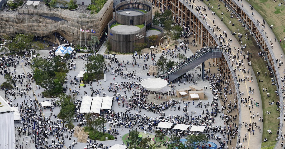 Osaka Expo sees record 218,130 visitors Sept. 13 with 1 month remaining until closing