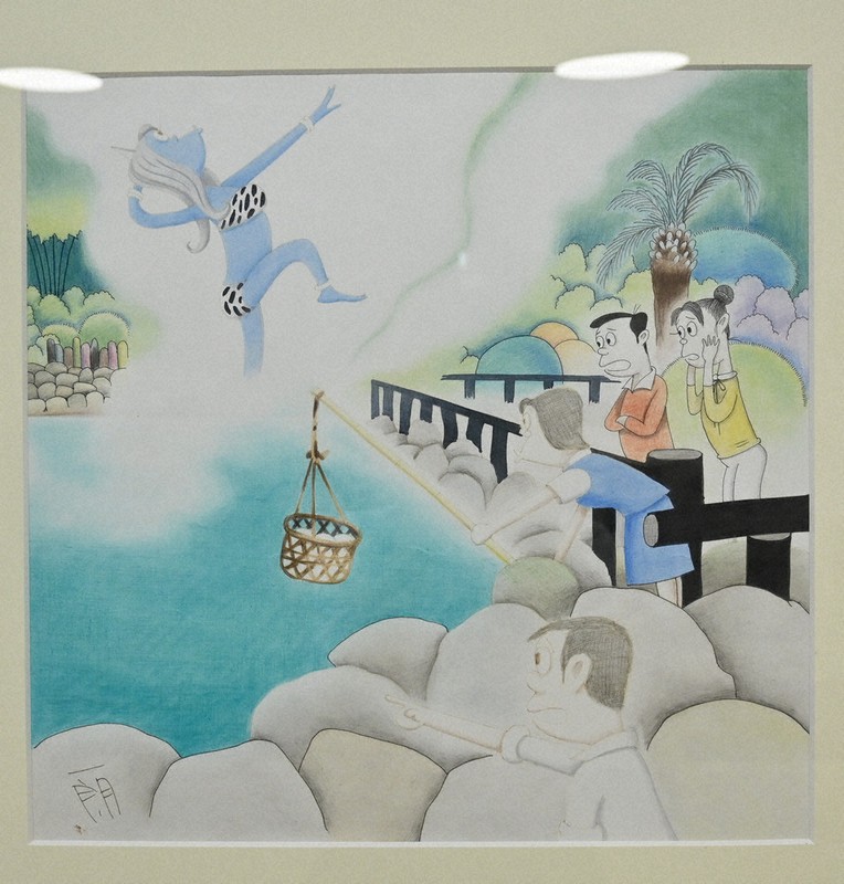 お色気風刺でクスッ 富永一朗生誕100年 別府市美術館で企画展