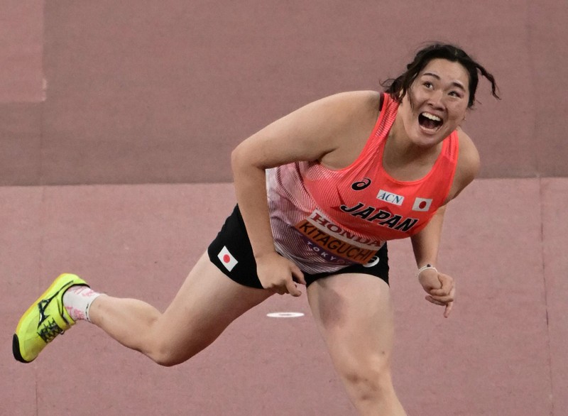 世界陸上女子やり投げ予選 北口榛花は60m38 日本勢は予選敗退 [写真
