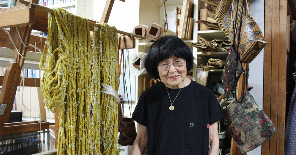染織作家・渡辺溥子さん、被爆体験胸に 県立美術館で戦後80年展 いのち