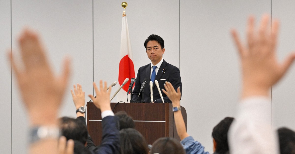 読む政治:「改革派」封印、守りの小泉氏　出馬会見前日に谷垣元総裁を極秘訪問