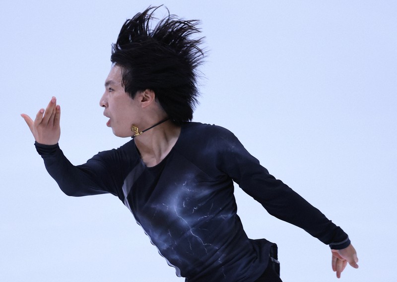 フィギュアスケート東京選手権・男子SP 佐藤駿が首位発進 [写真特集6