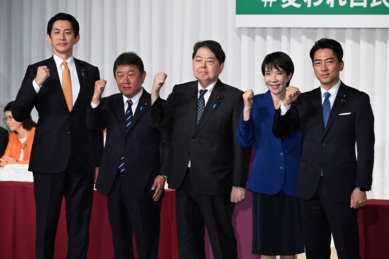 政治の動きを写真で：政治の動きを写真で「9月22日」 自民党総裁選告示