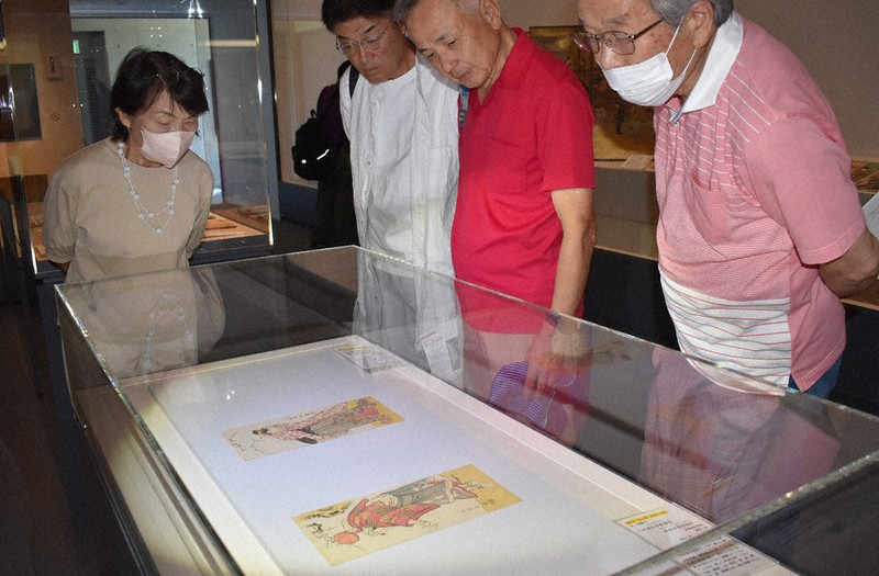 写楽の2作品初公開 津・石水博物館で蔦重展 色あせなく保存状態良好