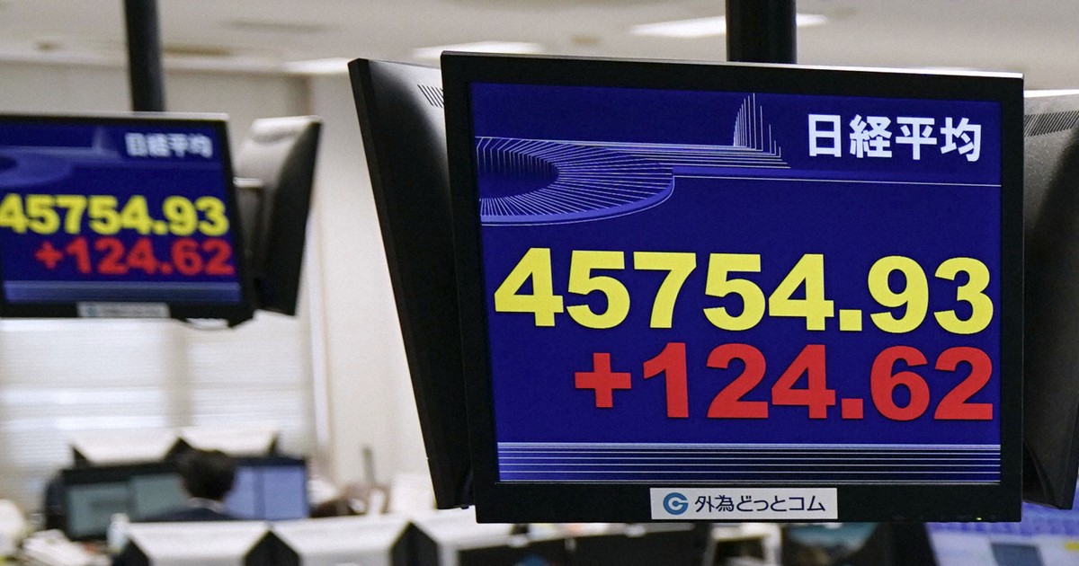 日経平均、終値4万5754円　3営業日連続で最高値更新