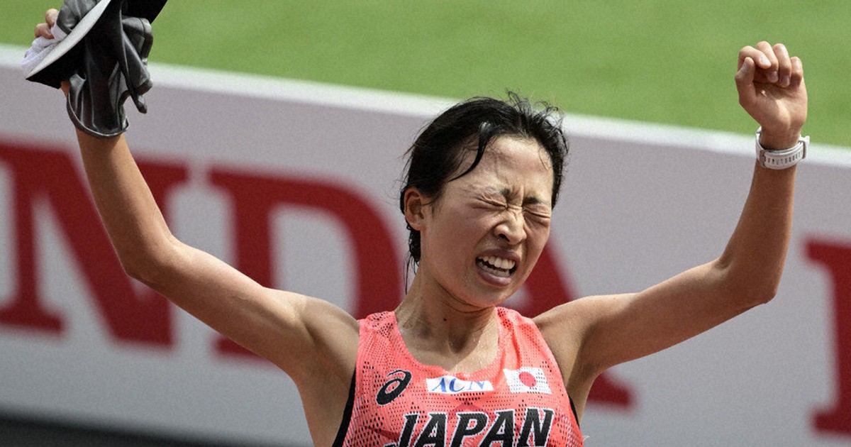 スポーツ推し！：世界陸上・女子マラソン サークル出身、粘りの走り