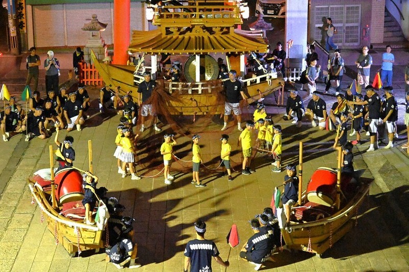 長崎くんち2025：／4 賑町 大漁万祝恵美須船 「地元愛」深まる絆