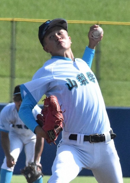 秋季高校野球：県大会 山梨学院が5連覇 甲府工に6－2 3位は駿台甲府