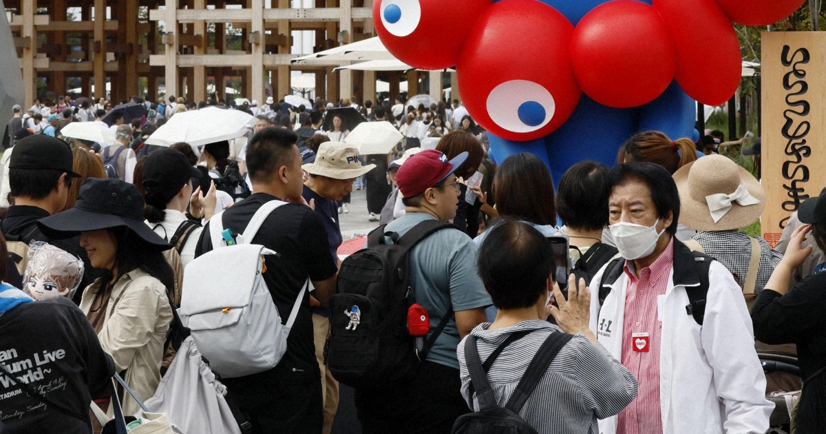 Osaka expo visitors reach 22.21 million, surpassing 2005 Aichi total