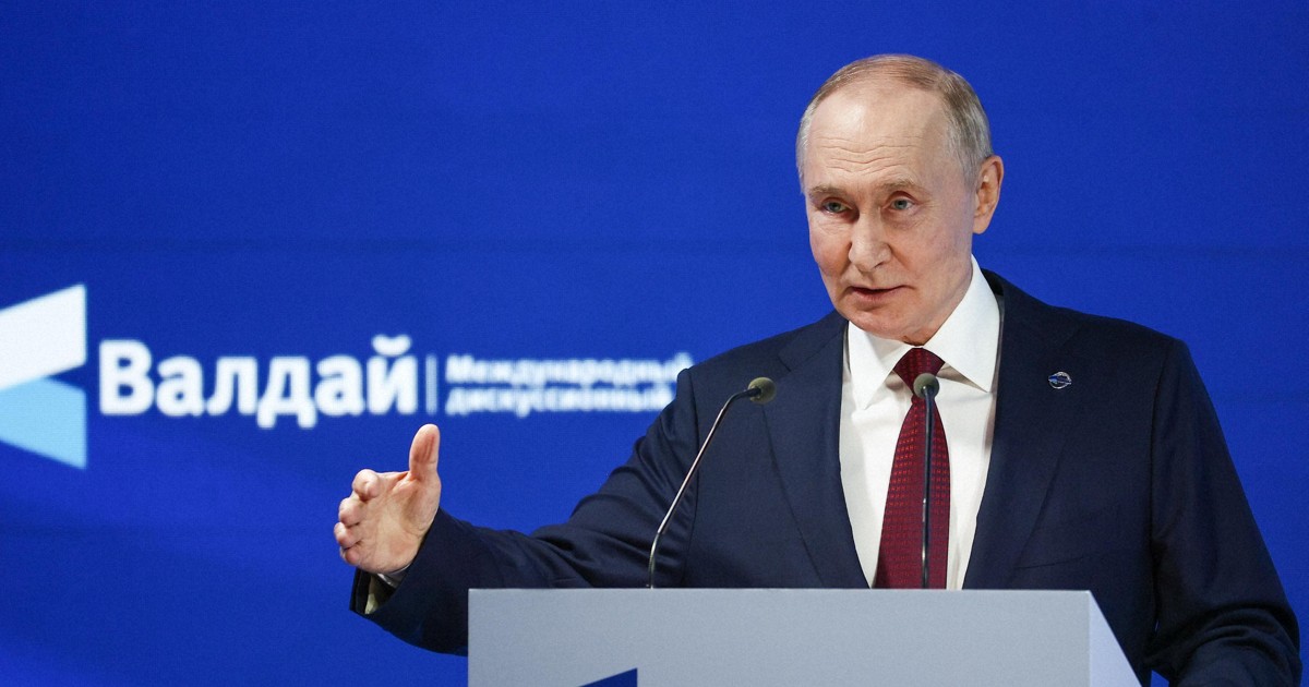 プーチン氏、米のトマホーク供与検討をけん制　関係悪化を警告