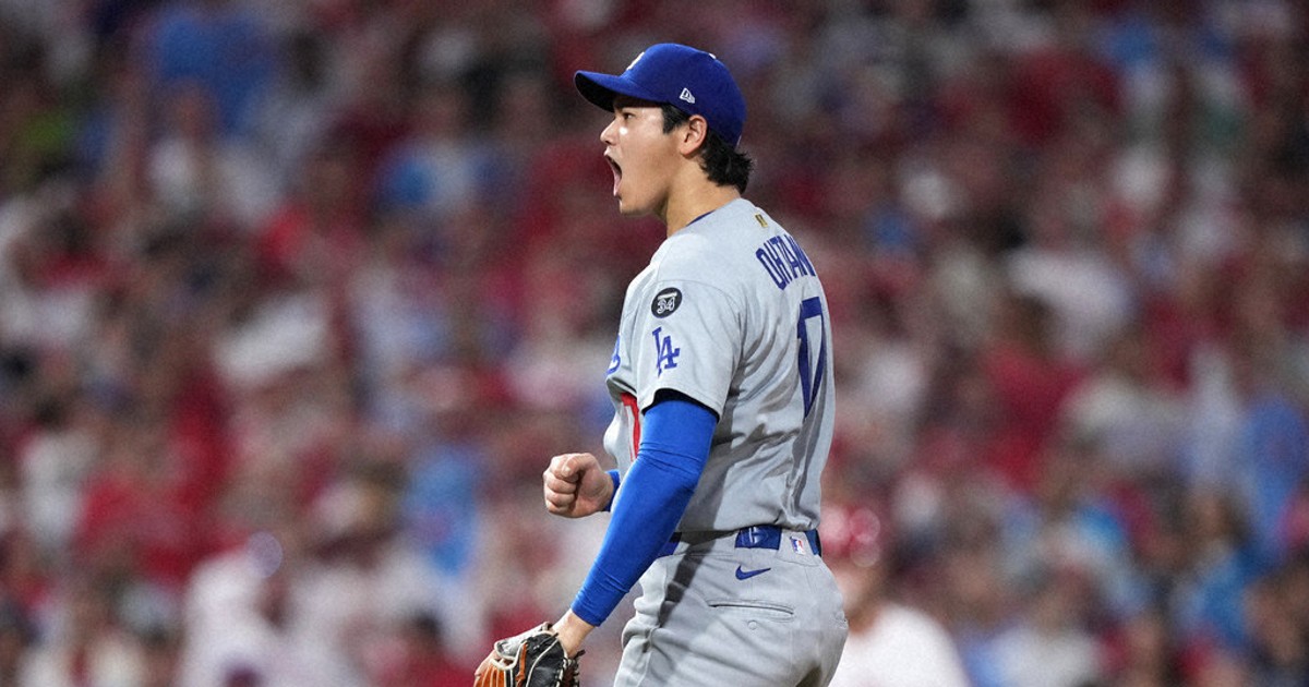 Baseball: Ohtani earns 1st postseason win with help from Hernandez, Sasaki