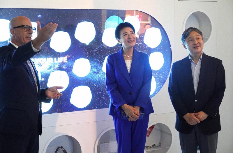 天皇、皇后両陛下が万博の国連パビリオンなど見学 [写真特集1/15