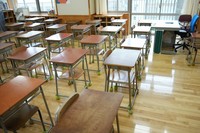 A classroom is seen in this file photo. (Mainichi/Buntaro Saito)