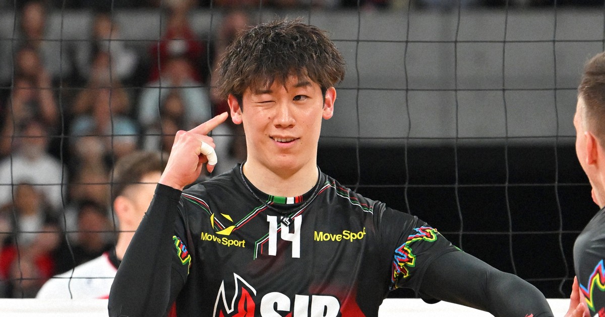 バレーボールのセリエA・ペルージャ対SVリーグ王者・サントリーが親善