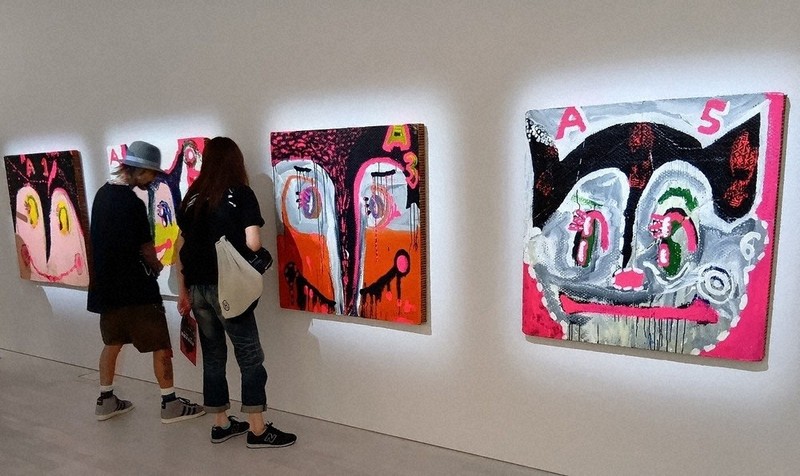 手塚治虫に捧ぐ「アトム」 黒田征太郎展 北九州市立美術館 ／福岡