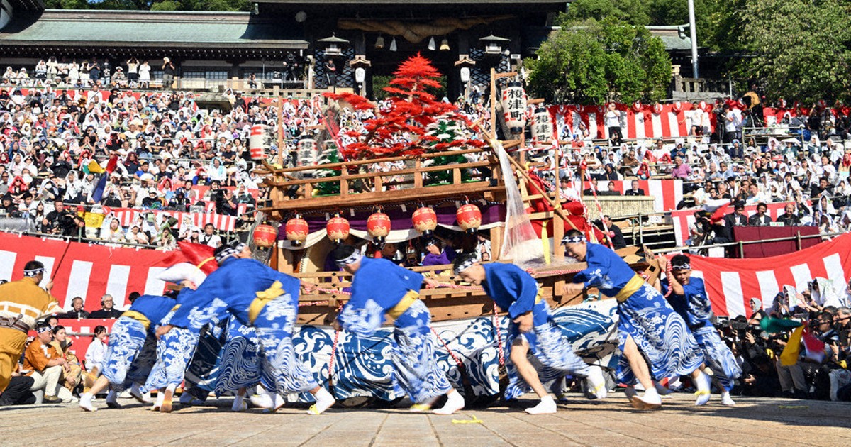 長崎くんち2025：天まで鼓動響け 6カ町が競演 ／長崎 | 毎日新聞