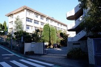 Hyogo prefectural Nishinomiya Kita High School, known as a sacred spot among fans of the anime series "The Melancholy of Haruhi Suzumiya," is seen in the city of Nishinomiya, Hyogo Prefecture, on Oct. 19, 2022. (Mainichi)