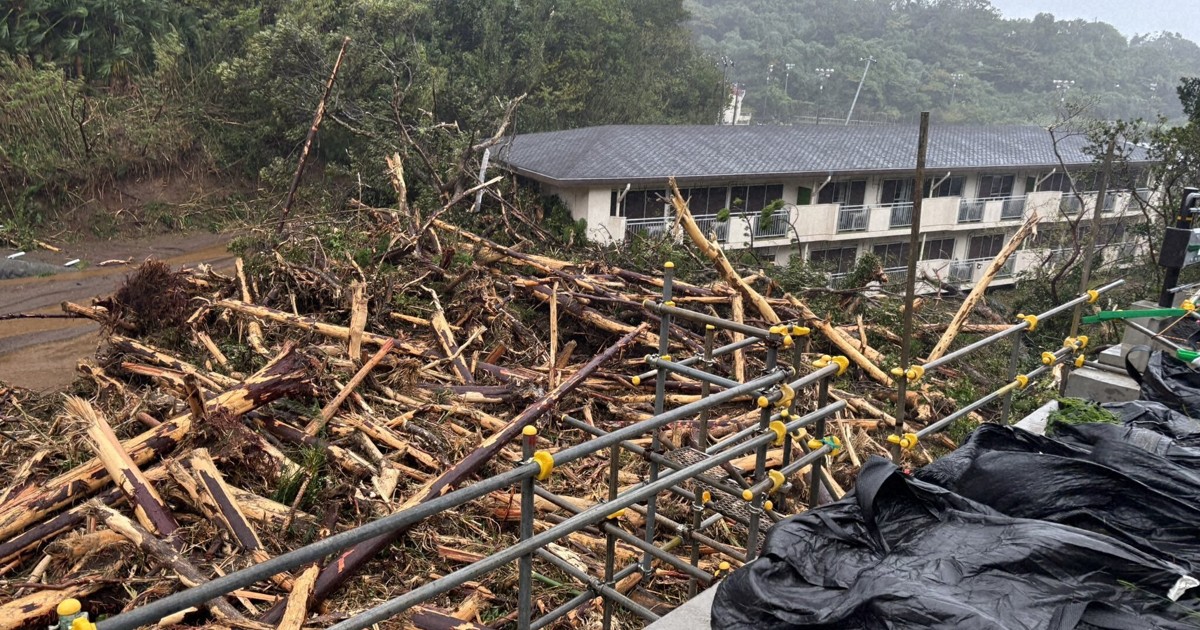 台風被害の八丈島、水源7割が使用不可に 人的被害は確認されず | 毎日新聞