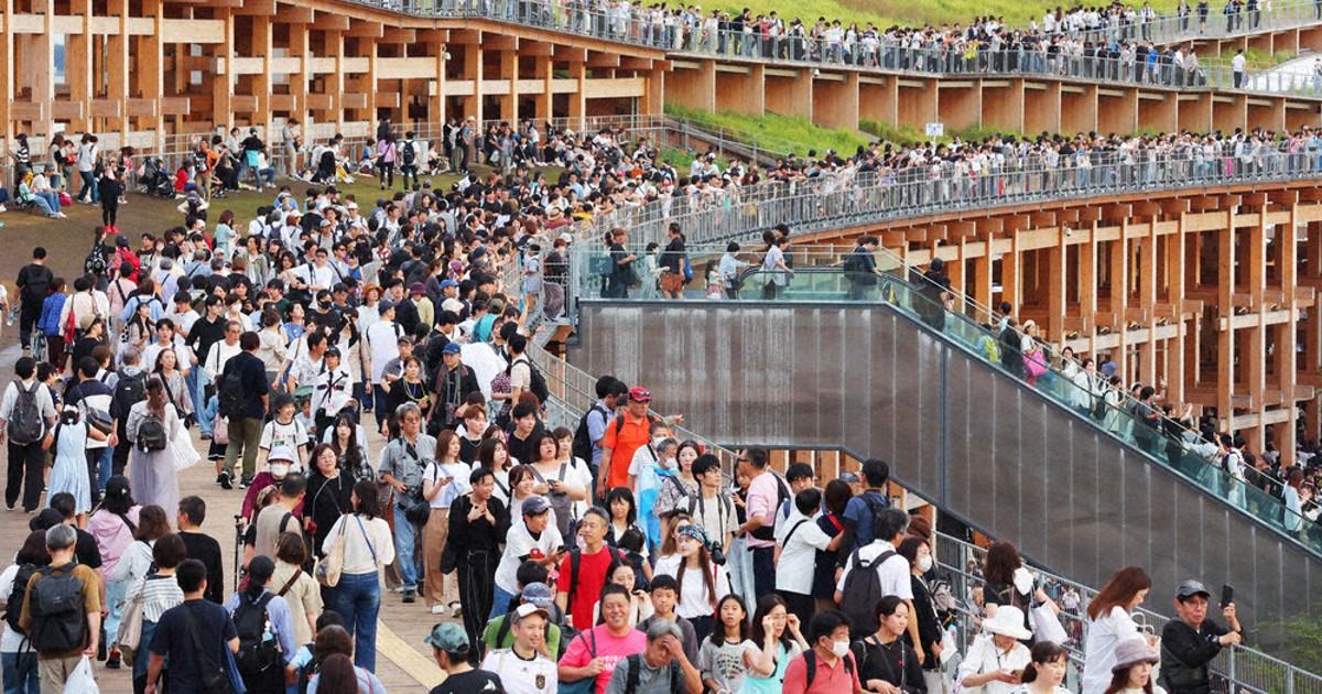 大阪・関西万博：万博2500万人突破 きょう閉幕 | 毎日新聞