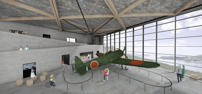 旧日本海軍の戦闘機「紫電改」を後世へ 愛媛で新たな展示館建設 [写真