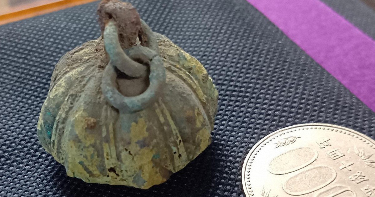 Nara-period bronze weight unearthed among ruins in Japan's Gifu Pref.