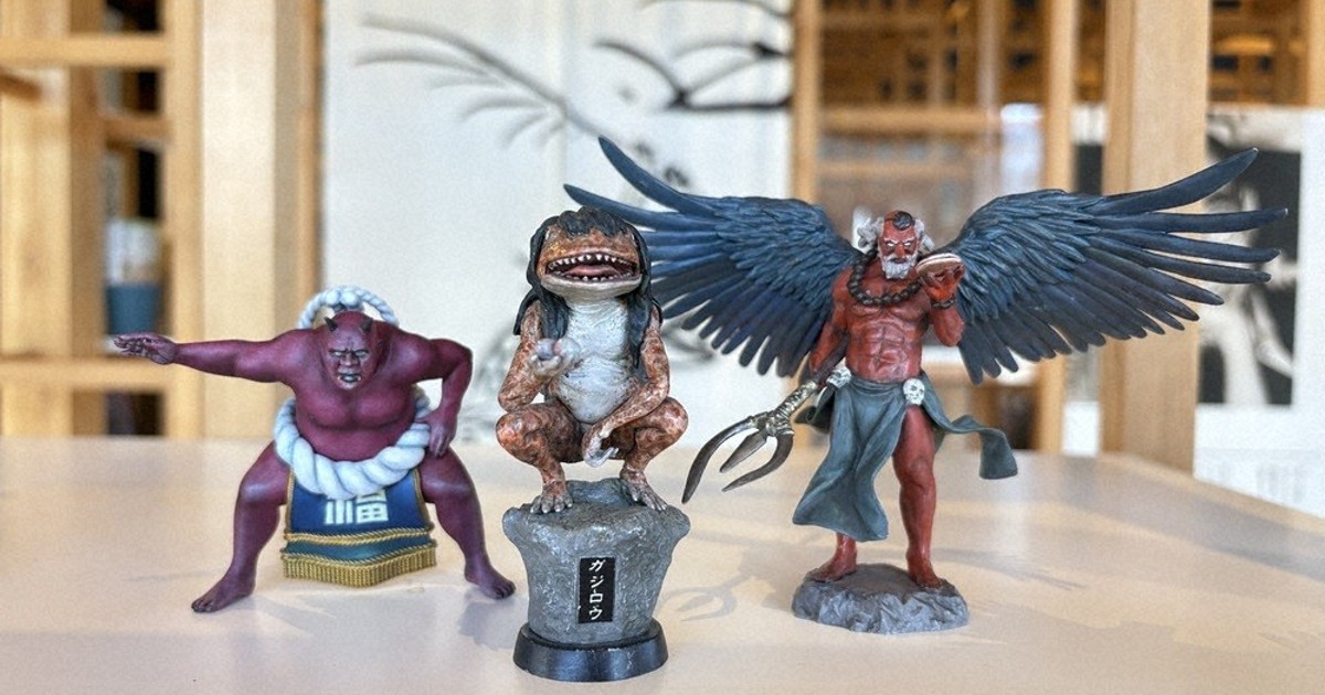 妖怪プラモ、改造の腕競って 河童・天狗・鬼の3種 コンテスト作品募集