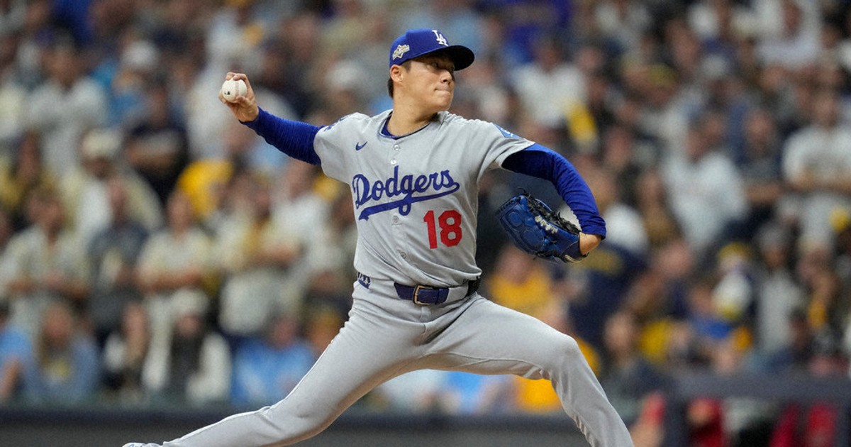 Yamamoto throws 3-hitter as Dodgers beat Brewers 5-1 for 2-0 lead in NLCS