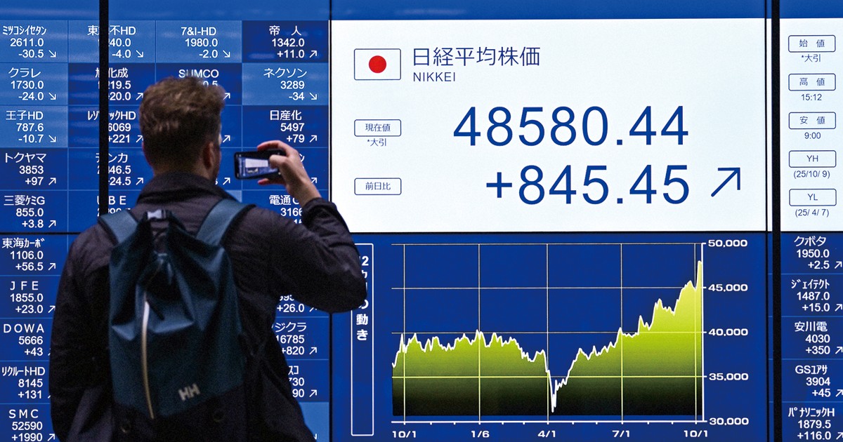日経平均7万円への道：日本株は“高市ショック”で押し目買い 失われた30