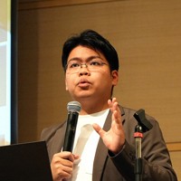 一般社団法人かたわら代表理事の高橋悠太さん＝京都市北区の立命館大衣笠キャンパスで2025年9月29日、村田貴司撮影