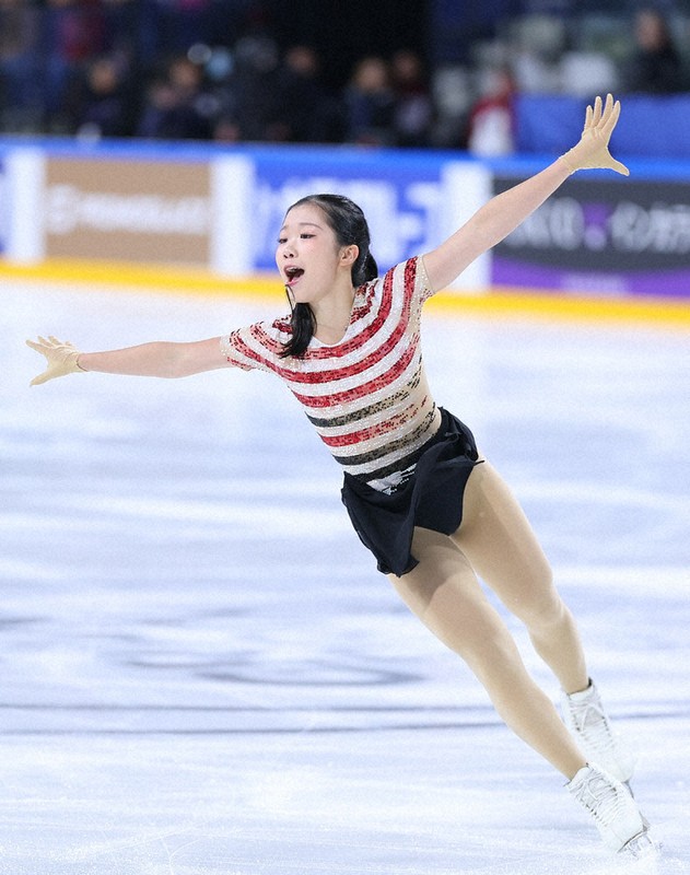 フィギュアスケート：フィギュアGPシリーズ フランス大会 17歳新星