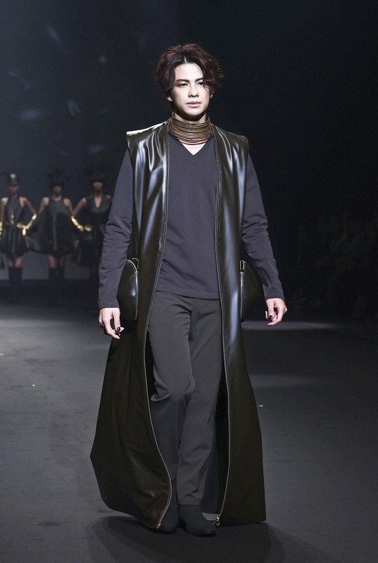 ブラックフライデーセール　コシノ ジュンコ 袋帯 竹節柄 黒系 絹 未仕立品 ブラックフライデーセール コシノ ジュンコ 袋帯 竹節柄 黒系 絹 未