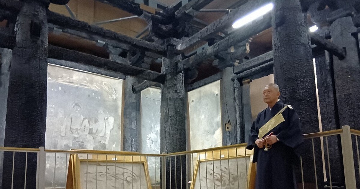 法隆寺 1949年の火災で焼損 金堂壁画、寄付者に公開 保存・活用のCF 31