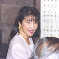 衆院選で初当選後、国会に初登院した高市早苗氏＝国会内で1993年8月5日