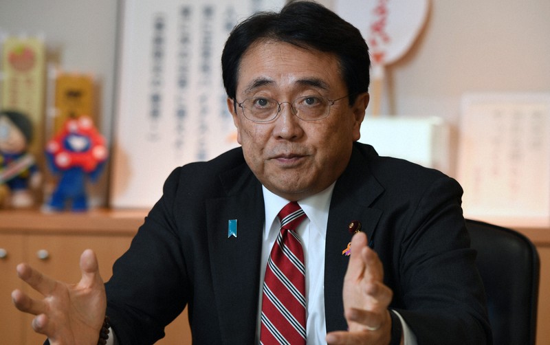 赤沢亮正経済産業相＝東京都千代田区で2025年10月17日、宮本明登撮影
