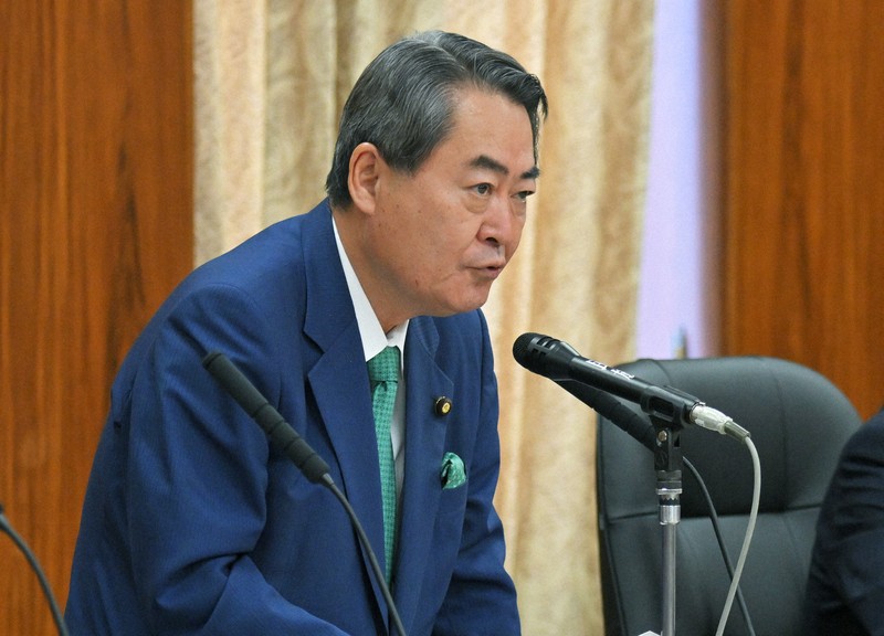 牧野京夫復興相＝国会内で2024年6月10日、手塚耕一郎撮影
