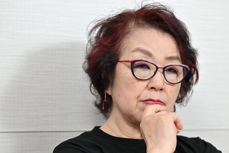 心理カウンセラーの信田さよ子さん＝東京都渋谷区で2025年7月25日、平川義之撮影